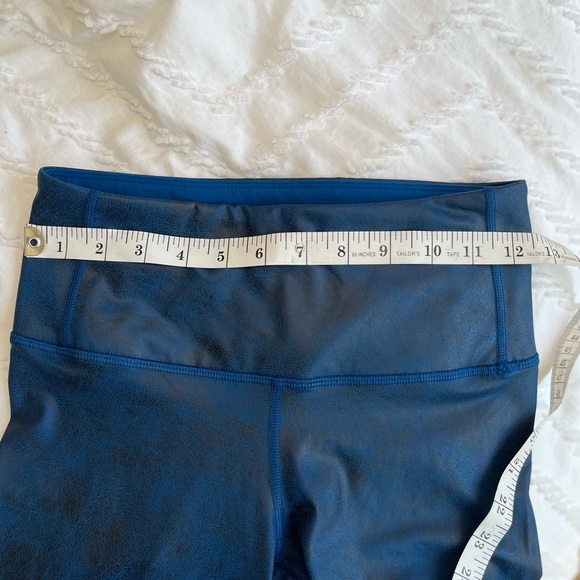 CRZ YOGA Leggings EUC blue and black, unique design see video! Gorgeous like new - Picture 13 of 14